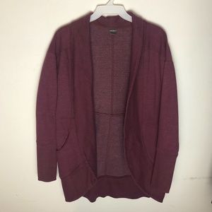 Eddie Bauer Maroon Cardigan Sweater